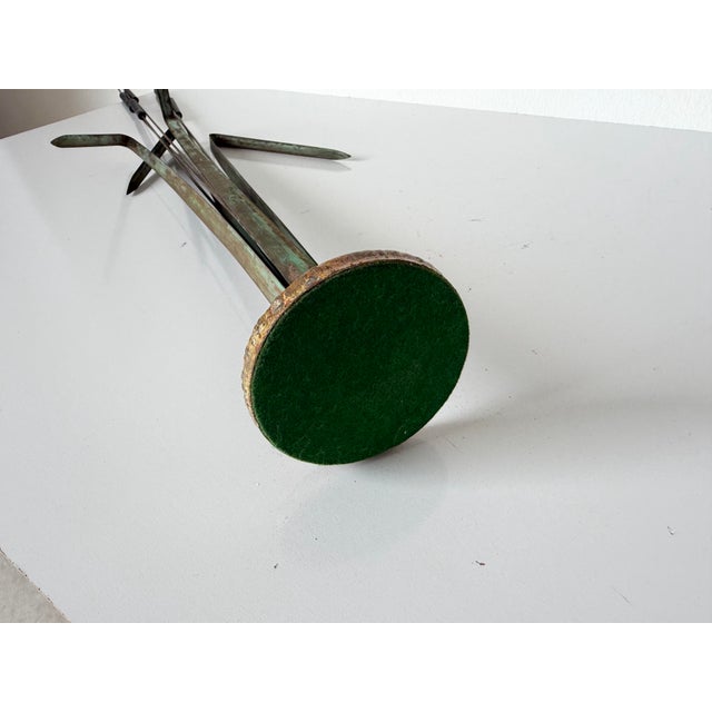 1970’s Mid-Century Modern Mixed Metals Cattail Sculpture For Sale - Image 10 of 12