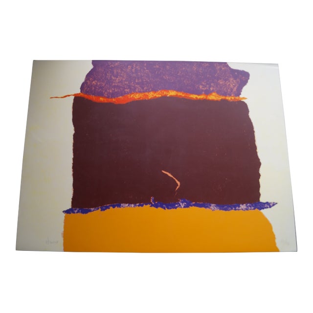 1970s Theodoros Stamos Infinity Field Screen Print - Signed & Numbered For Sale