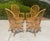 Mid 20th Century Vintage Rattan High Back Windsor Armchairs, a Set of 4 in the Style of Franco Albini For Sale - Image 5 of 9