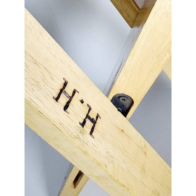 Wooden Stool from Roger Tallon, France, 1970 For Sale - Image 12 of 18