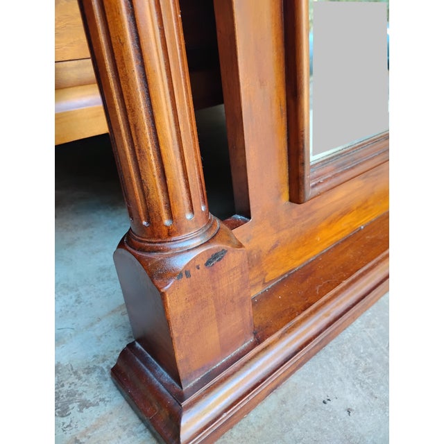 Dresser Mantle Fireplace Bedroom Mirror For Sale - Image 4 of 8