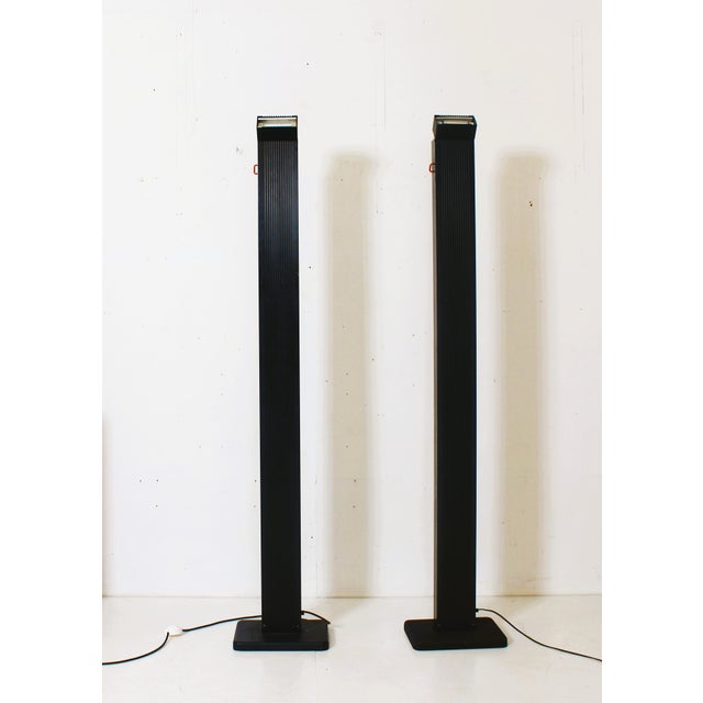 Vintage Italian Zagar Floor Lamps by Silvio Carpani for Stilnovo, 1980s, Set of 2 For Sale - Image 6 of 16