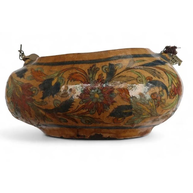 Polychrome Pottery Kashkul Bowl, 1950s For Sale - Image 18 of 18