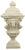 Decorative Urn in White Terracotta For Sale