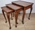 Victorian Nesting Tables in Walnut, 1890, Set of 3 For Sale - Image 4 of 18