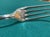 Set of 4 large Christofle silver-plated metal forks, Malmaison pattern - L=20.5cm. This piece has an attribution mark, I...