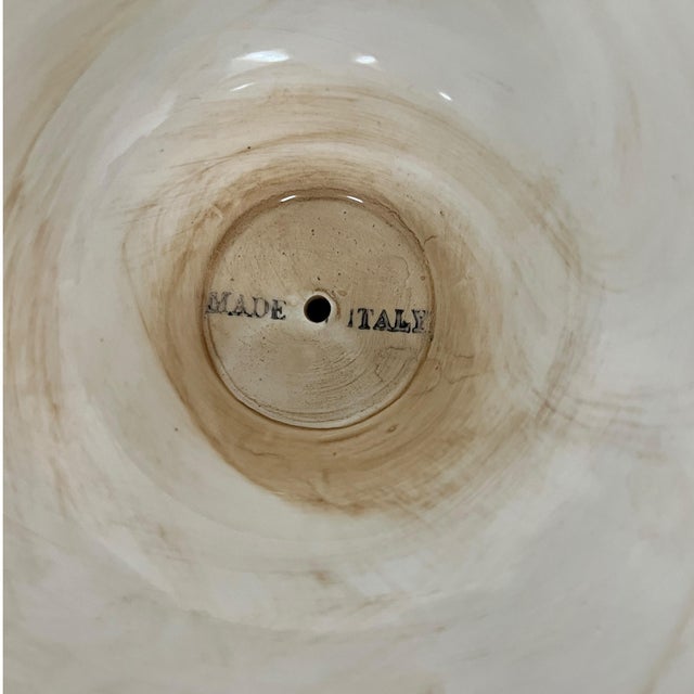 Vintage Italian Urn With Aged Finish For Sale - Image 6 of 7