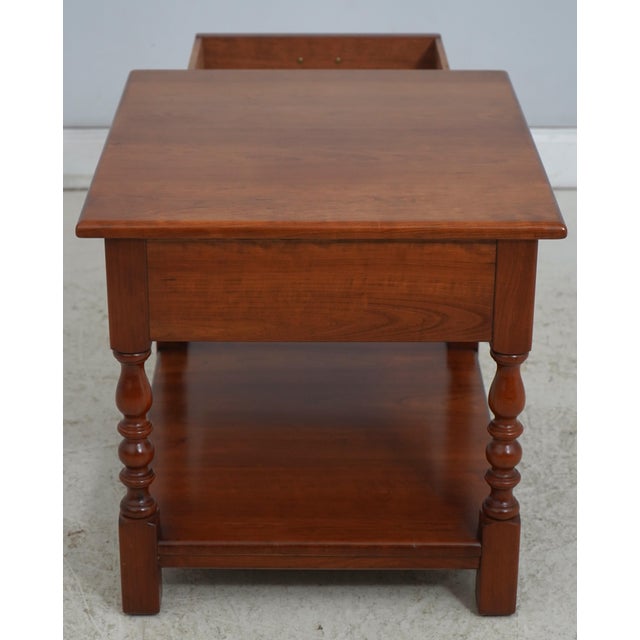 Pair of Stickley Cherry Valley End Tables For Sale - Image 17 of 18