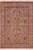Shabby Chic Floral 1990's Pak-Persian Gray/Red Wool Rug - 8'1'' X 10'4'' For Sale - Image 9 of 9