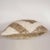 Custom Designed Chevron Pillow in Champagne and White Mongolian Lambswool For Sale - Image 4 of 10