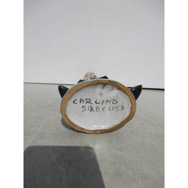 Italian Terra Cotta Traffic Cop by Carlino Siracusa Circa 50s' For Sale - Image 4 of 7