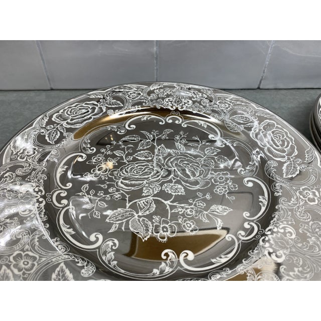 Lusterware Plates- Johnson Bros “Brighton” Plates - Set 10 For Sale In Philadelphia - Image 6 of 8