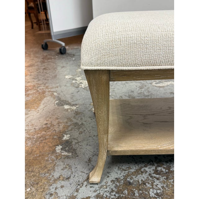 Wood Bernhardt Rustic Patina Collection Bench For Sale - Image 7 of 12