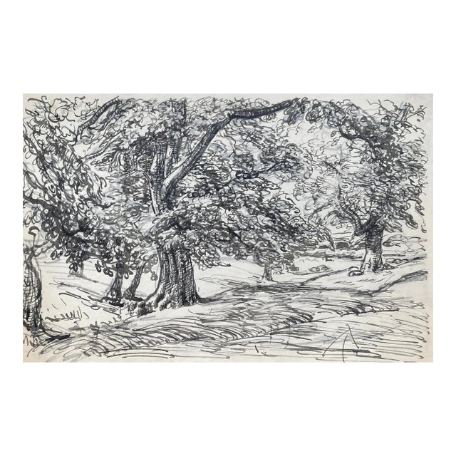 Harold Hope Read English Landscape Drawing For Sale