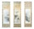 Triptych Scroll Paintings by Watanabe Seitei Meiji Period - Set of 3 For Sale