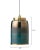 Modern Jamie Young Vapor Pendant in Antique Brass & Aqua, Medium For Sale - Image 3 of 9