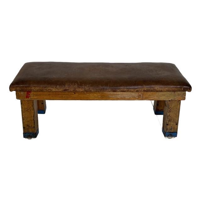 Vintage Gymnastic Bench, 1940s For Sale