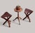 Folding Stools in Teak and Brown Leather, 1970s, Set of 2 For Sale - Image 14 of 18