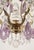 Mid 20th Century Louis XV Amethyst & Clear Rock Crystal Bronze Chandelier For Sale - Image 12 of 16