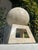 Postmodern Vintage Tessellated Marble Sphere on Stand in the Style of Maitland Smith For Sale - Image 3 of 13