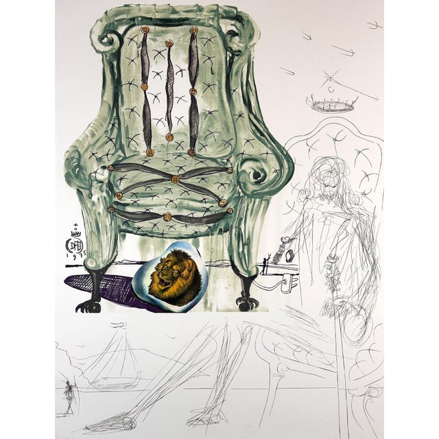 ARTIST: Salvador Dali TITLE: Imaginations & Objects of The Future Breathing Pneumatic Armchair MEDIUM: Etching SIGNED:...