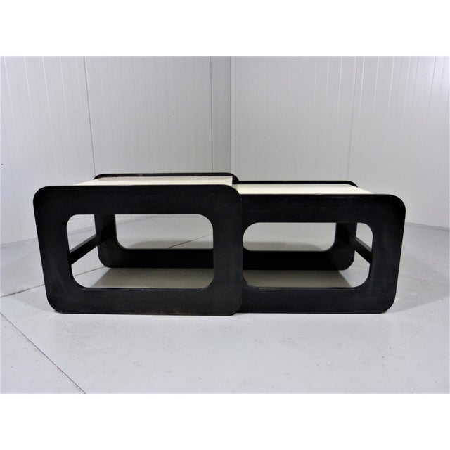 Black and White Side Tables, 1960s, Set of 2 For Sale - Image 4 of 18