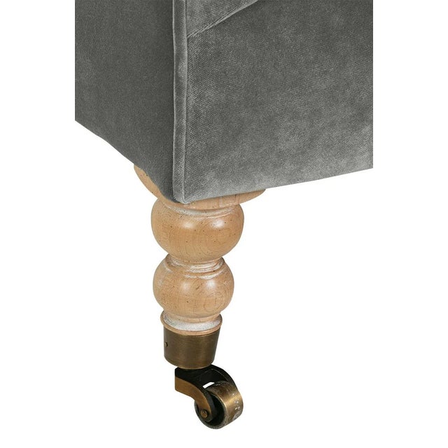 Not Yet Made - Made To Order Greta Chair, Seal Velvet For Sale - Image 5 of 13