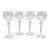 Vintage Waterford Crystal “Lismore” Hock Wine Glasses. Set of 4 For Sale
