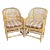Bamboo & Cane Lounge Chair/Pair For Sale