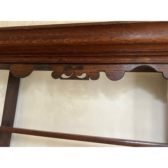 Georgian Oak Plate Rack, Hand-Crafted, Late 18th Century, Uk, 1770s For Sale - Image 14 of 17