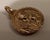 Metal 18k Gold Pendant Medal, 1950s For Sale - Image 7 of 17