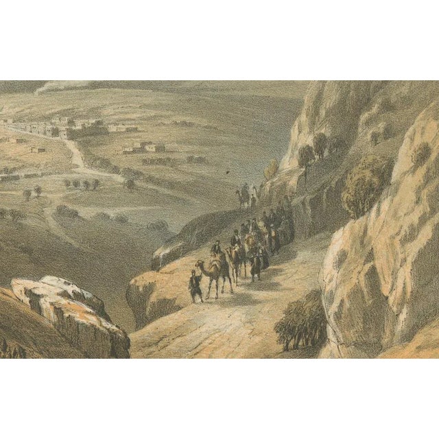 David Roberts, Cana Biblical Landscape in Southern Lebanon, 1862, Chromolithograph For Sale - Image 3 of 7