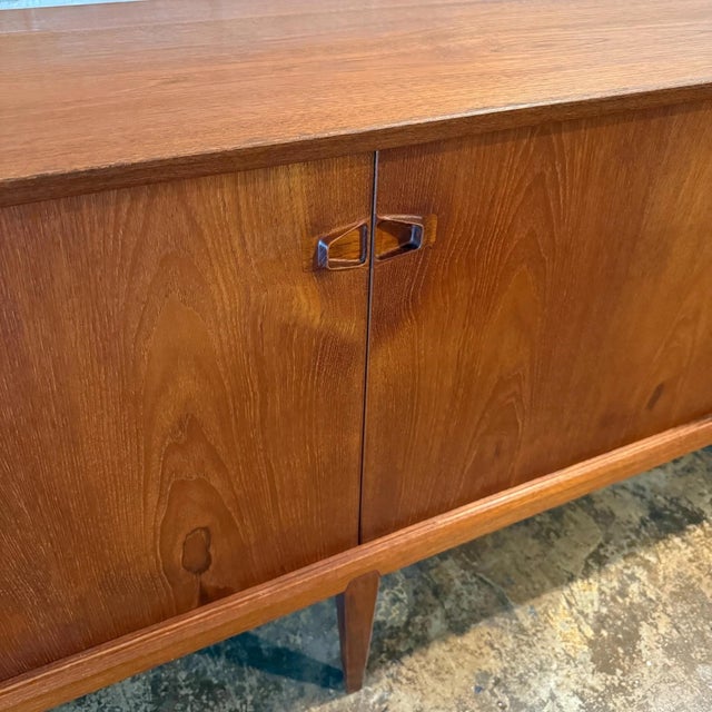 Wood Henry Rosengren Hansen Model 49 Credenza, Teak, Denmark, 1960s For Sale - Image 7 of 12