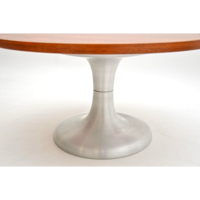 1960s Vintage Teak and Steel Coffee Table, 1960s For Sale - Image 5 of 6