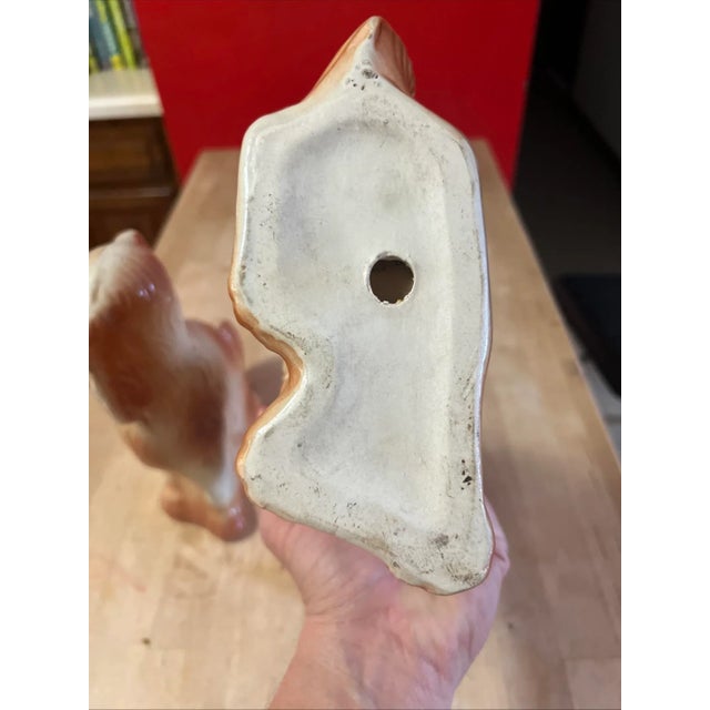 Pair of Antique Decorated Staffordshire Dogs, Circa 1860's For Sale - Image 10 of 15