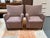 Design Plus Gallery presents a Pair of the Kendra Accent Chairs from Dania Furniture. Upholstered in a muted mauve woven...