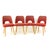 Mid-Century Modern Vintage Dining Chairs by Oswald Heardtl for Ton, Czechoslovakia, 1960s, Set of 4 For Sale - Image 3 of 16