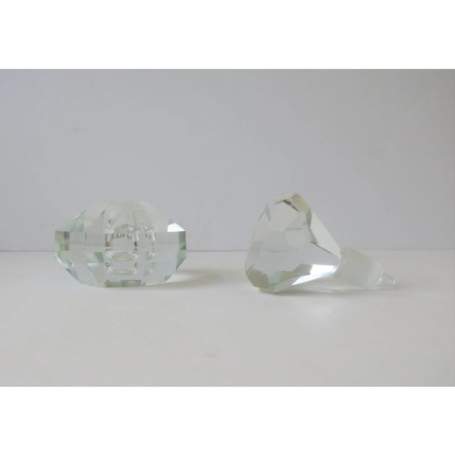 Crystal Perfume Vanity Bottle in the Hollywood Regency Style For Sale - Image 10 of 13