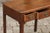 English 1780s Georgian Oak Side Table with Marlborough Legs and Chinoiserie For Sale - Image 9 of 11