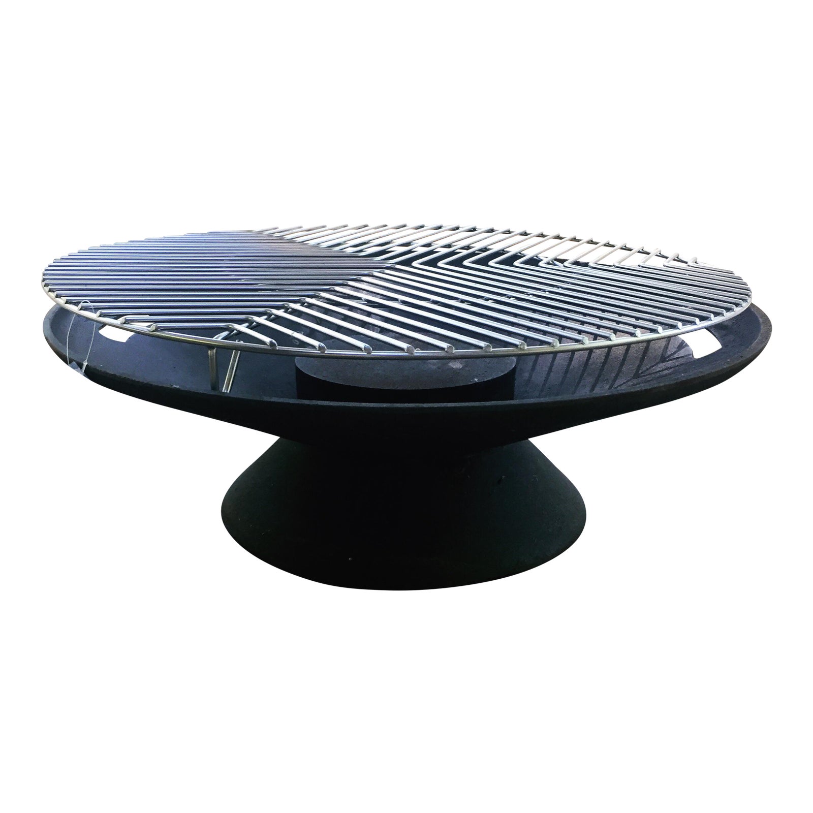 Mid Century Danish Cast Iron Fire Pit