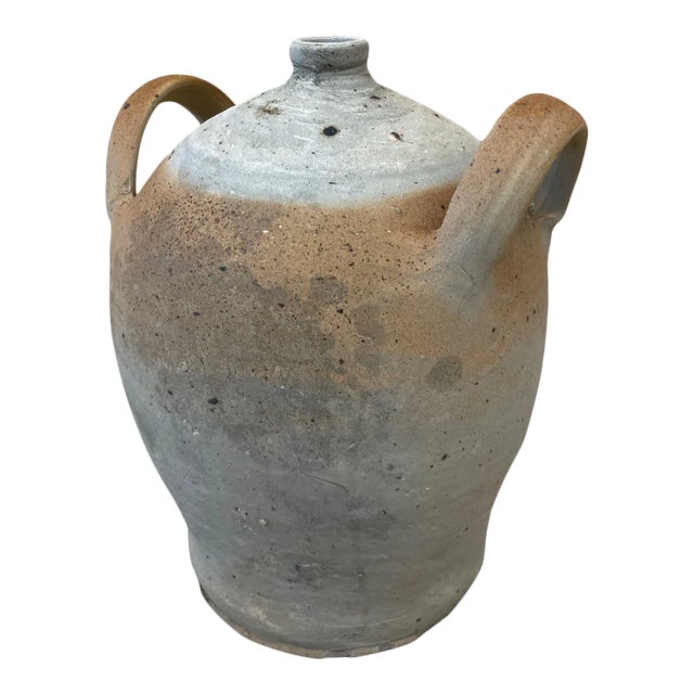 Vintage Mid-Century French Provincial Stoneware Pottery, Jar/Jug/Vase/Vessel For Sale