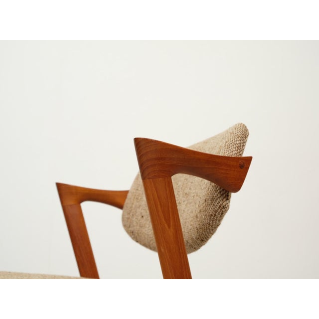 Teak Chair Model 42 by Kai Kristiansen for Schou Andersen, 1960s For Sale - Image 9 of 18