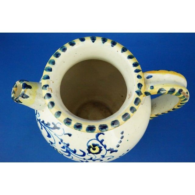 Antique Italian Renaissance Tuscan Majolica Pharmacy Jar, 1600s For Sale - Image 13 of 18