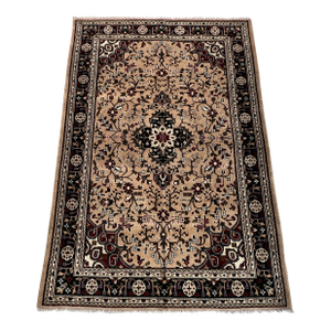 Hand-Knotted Caucasian Style Wool Area Rug - 3'11" X 5'10"