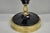 Antique French Neoclassical Black Faceted Oplalene Glass Urn Brass Table Lamp For Sale - Image 4 of 13
