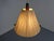 Ceiling lamp from Temde made of teak and sisal/raffia. The length of the lamp can be adjusted as desired using the pull...