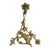 Antique Ornate Gilt Bronze Cherub Angel Putti Hanging Chandelier Fixture For Sale