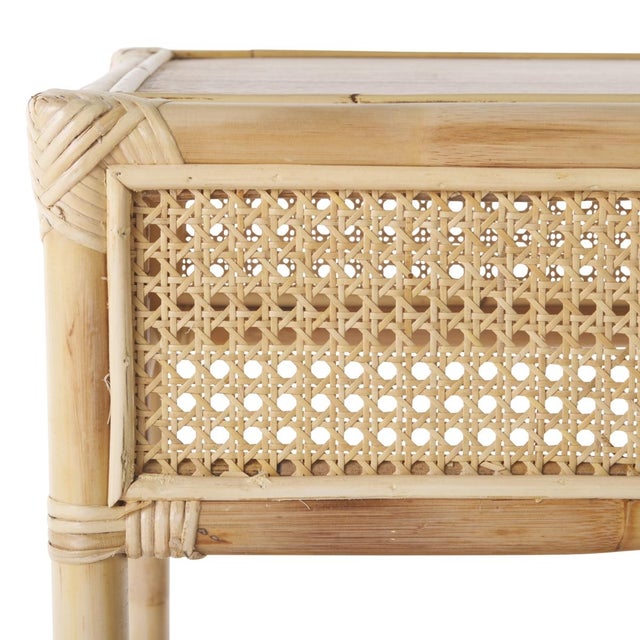 Spritely Home Arvid Square Accent Table in Natural For Sale - Image 4 of 7
