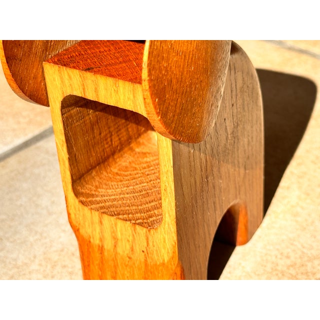 Oak Elephant Sculpture with Secret Compartment, Germany, 1960s For Sale - Image 11 of 16