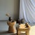 Side Table with Hemispherical Top in Beige Mango Wood, 1980s For Sale - Image 6 of 18